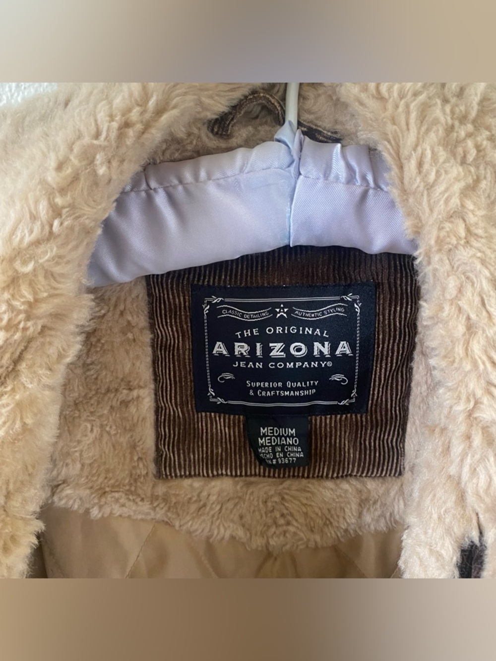Arizona Sherpa Lined Corduroy Jacket - Picture 5 of 6